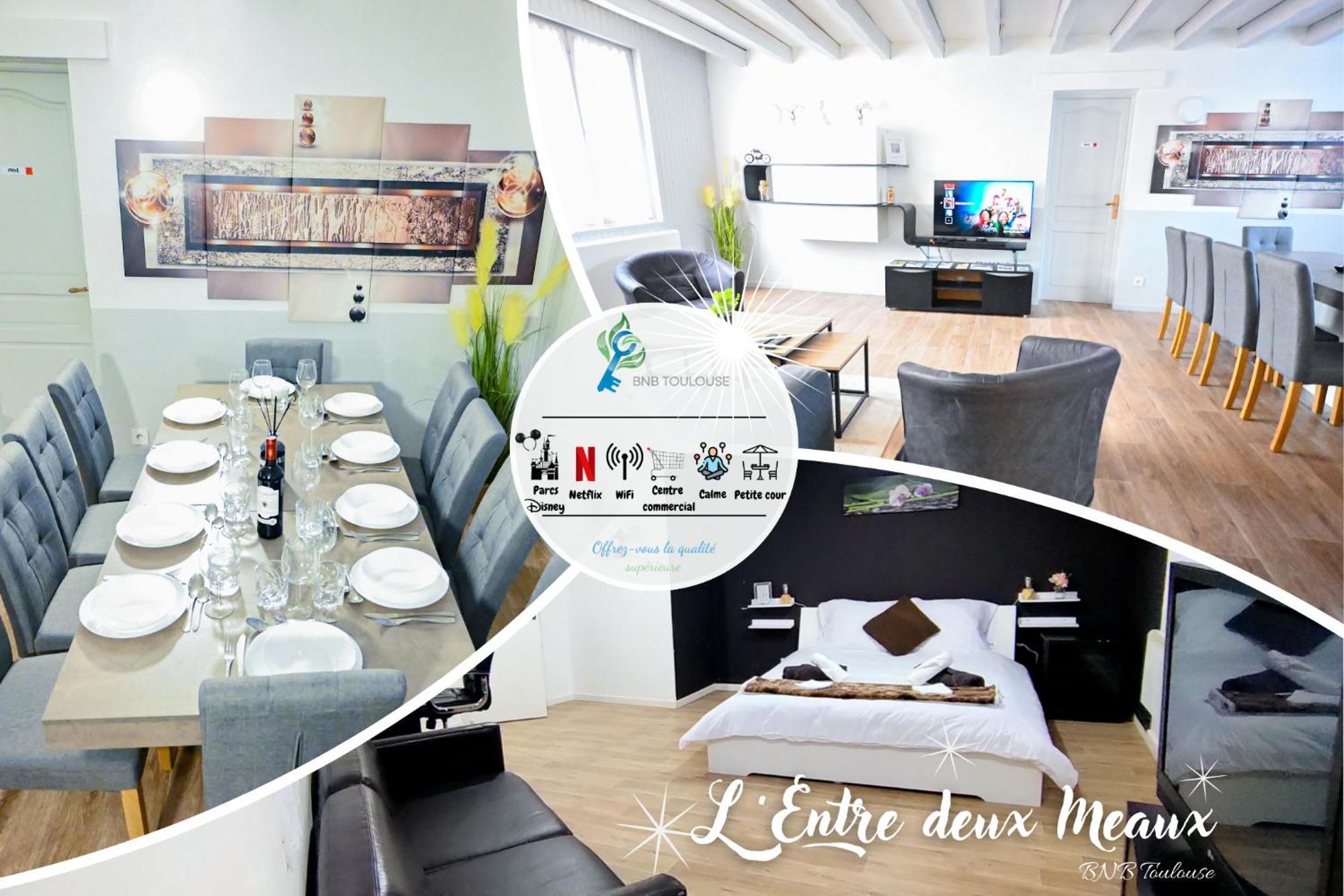 Pause Entre Deux Meaux ► Proche Disneyland Paris ► Wifi ► Netflix ► 24/24H 本嘉德 外观 照片